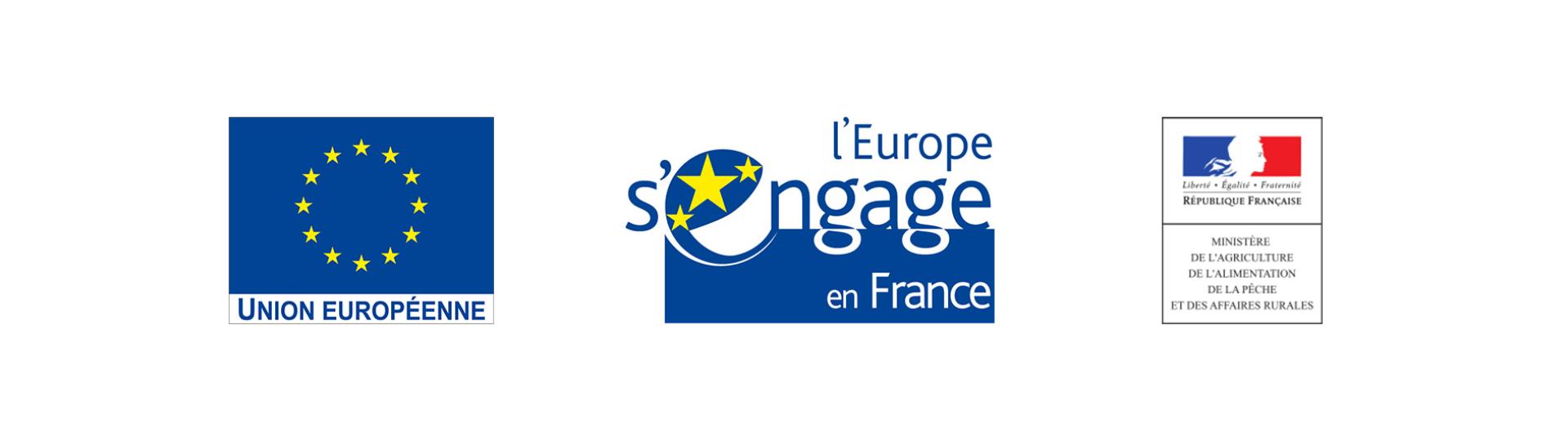 logos UE - L'Europe S'engage - ministère Agriculture